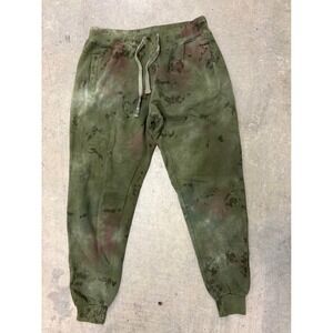 La Dubresse Olive Green Tie‎ Dye Jogger Sweatpants Women's Size S